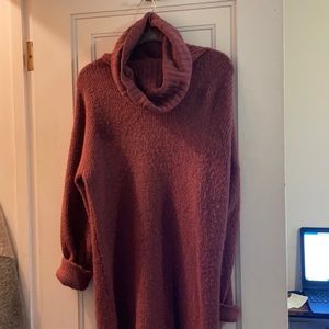 Express sweater | Cowl neck sweater dress